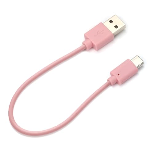 USB Type-C USB Type-A コネクタ USBケーブル 15cm ピンク｜株式会社PGA
