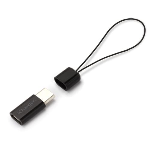 スマートフォン/携帯電話 バッテリー/充電器 USB Type-C – micro USB 変換アダプタ ブラック ｜ 株式会社PGA