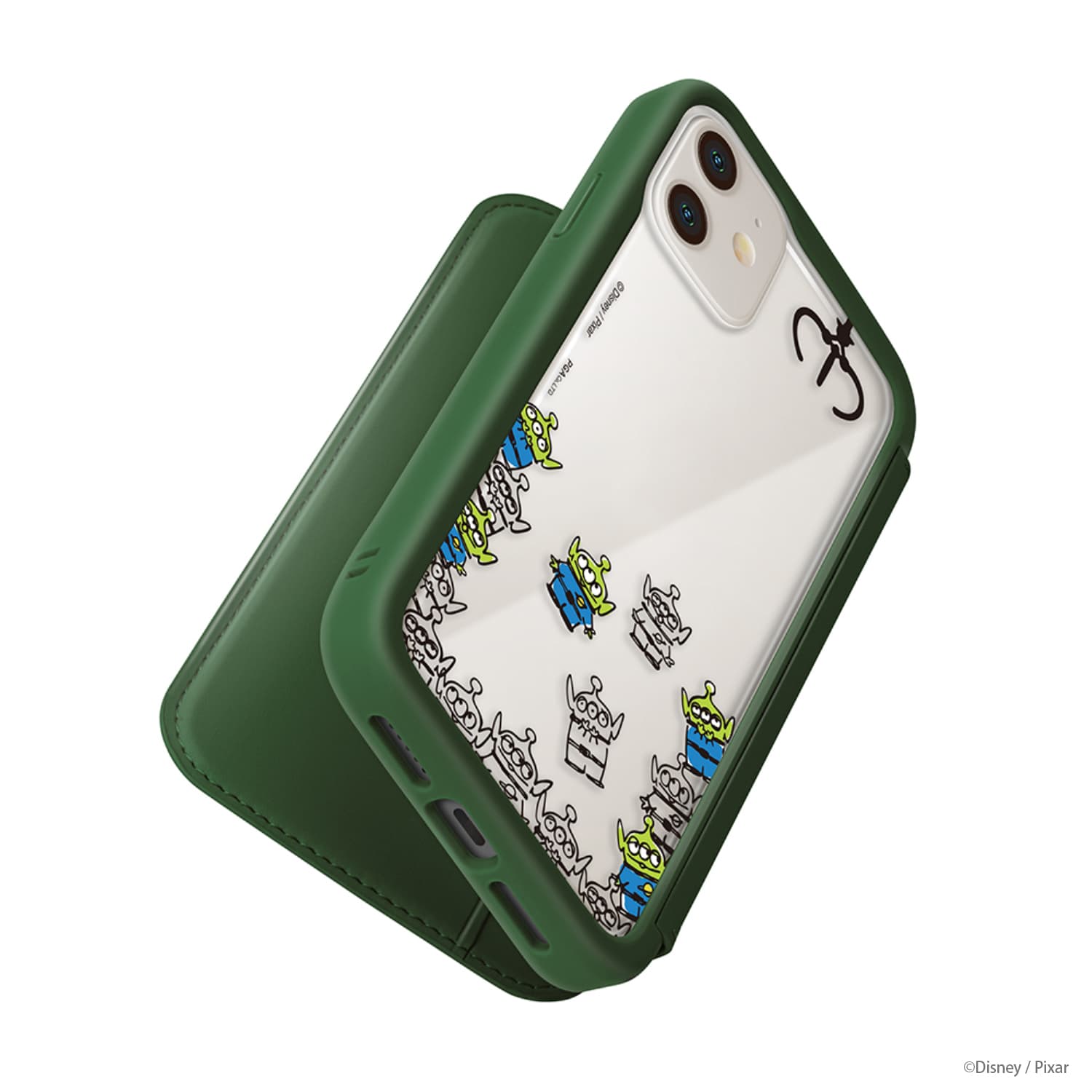 iPhone 12 mini用 ガラスフリップケース [エイリアン] ｜ 株式会社PGA