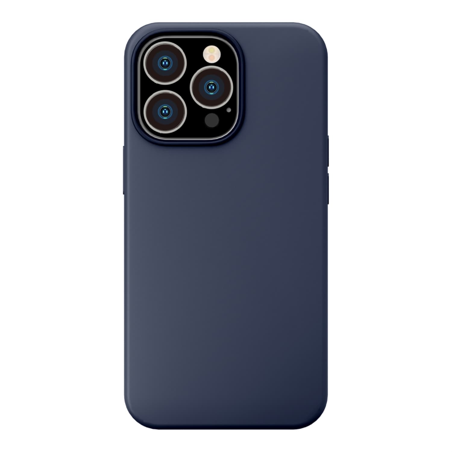 iPhone 13 Pro用 抗菌スリムシリコンケース ネイビー|株式会社PGA iPhone 13 Pro用 抗菌スリムシリコンケース ネイビー|株式会社PGA