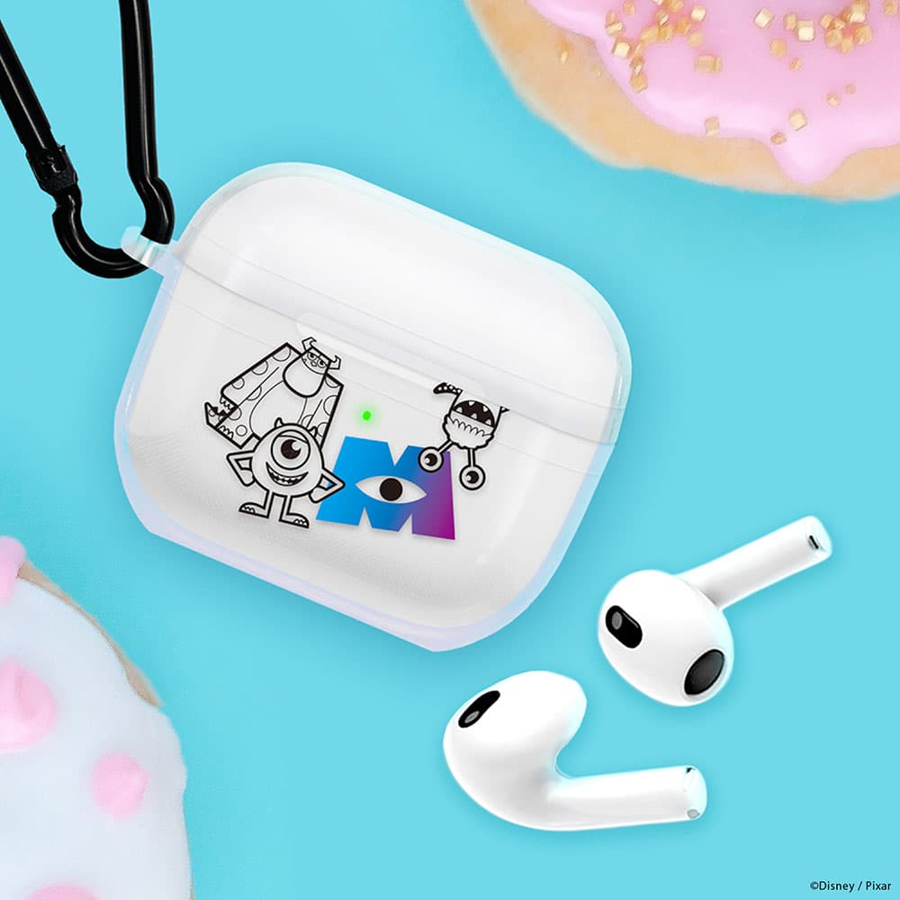 AirPods 第3世代用 抗菌ソフトケース [モンスターズ・インク] ｜ 株式