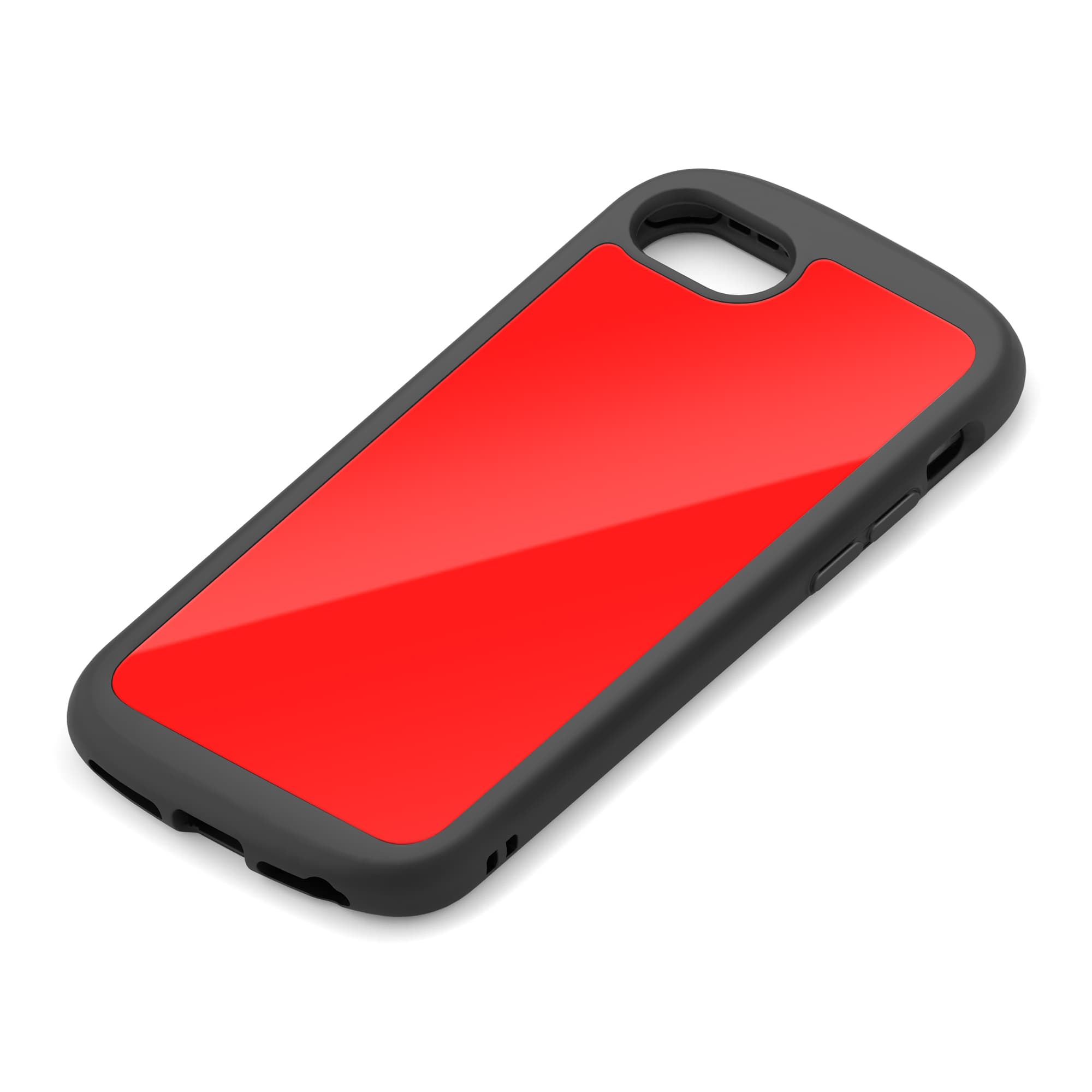 iPhone SE 第3世代 MagSafe対応 ハイブリッドタフケース [レッド 