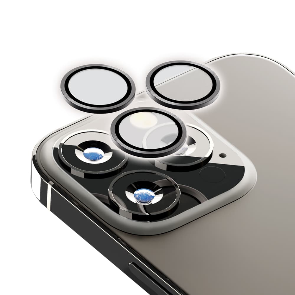 iPhone 14 Pro・iPhone 14 Pro Max用 カメラレンズプロテクター [ブラック] ｜ 株式会社PGA