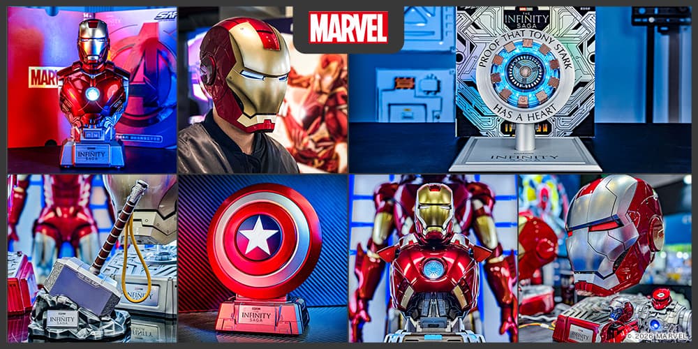 デスクがアベンジャーズ本部に！MARVELキャラクターのワイヤレス